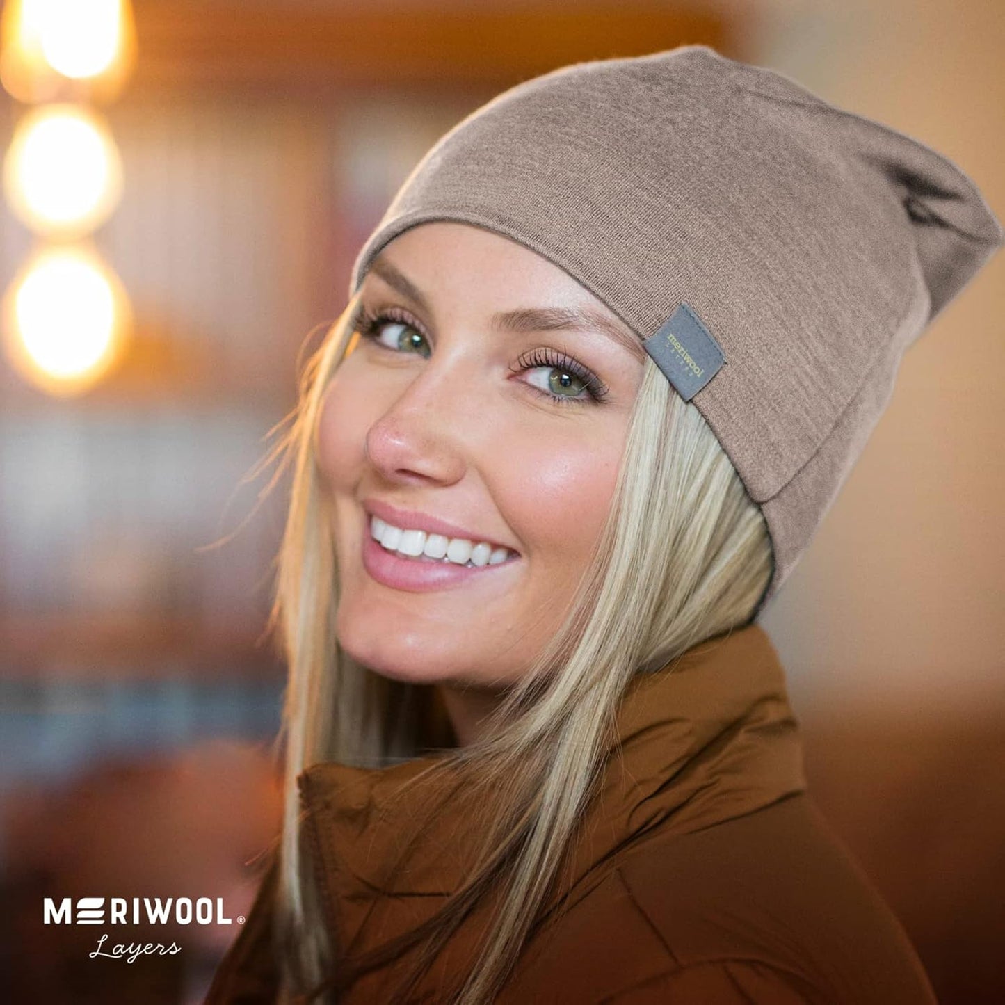 Unisex Merino Wool Cuff Beanie Winter Hat for Men and Women