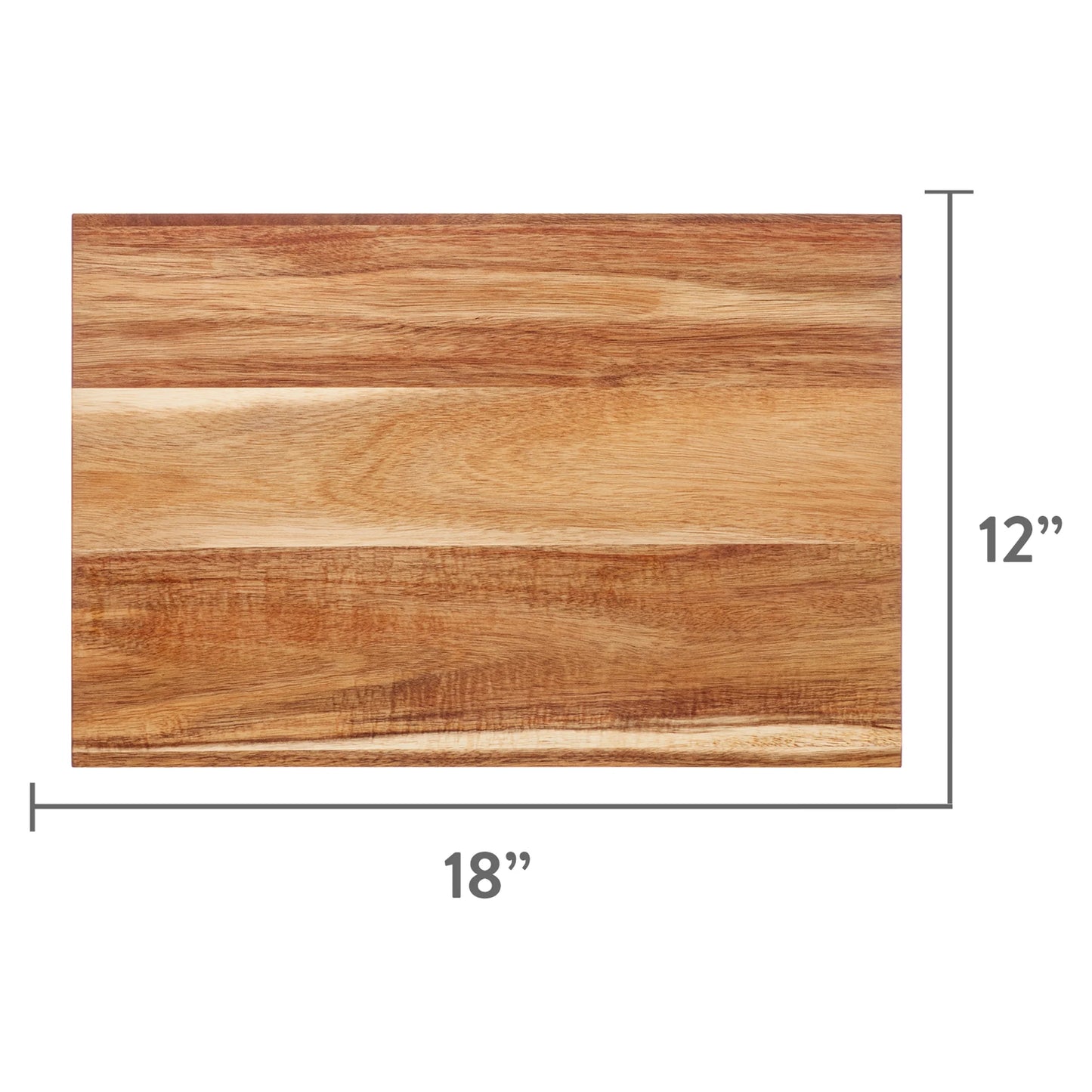 Acacia Wood Cutting Board 12" X 18" (30.5 x 45.7 cm) 