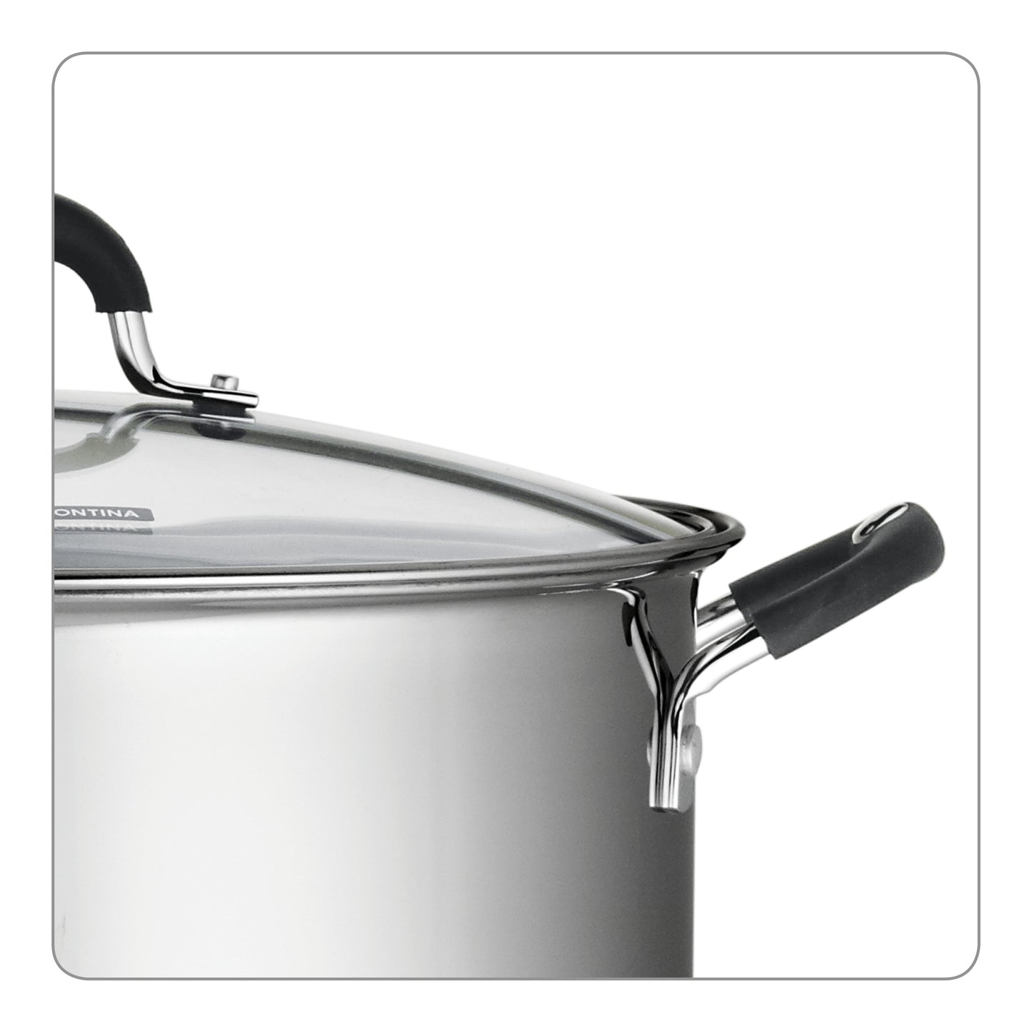 16 Quart Stainless Steel Covered Stock Pot