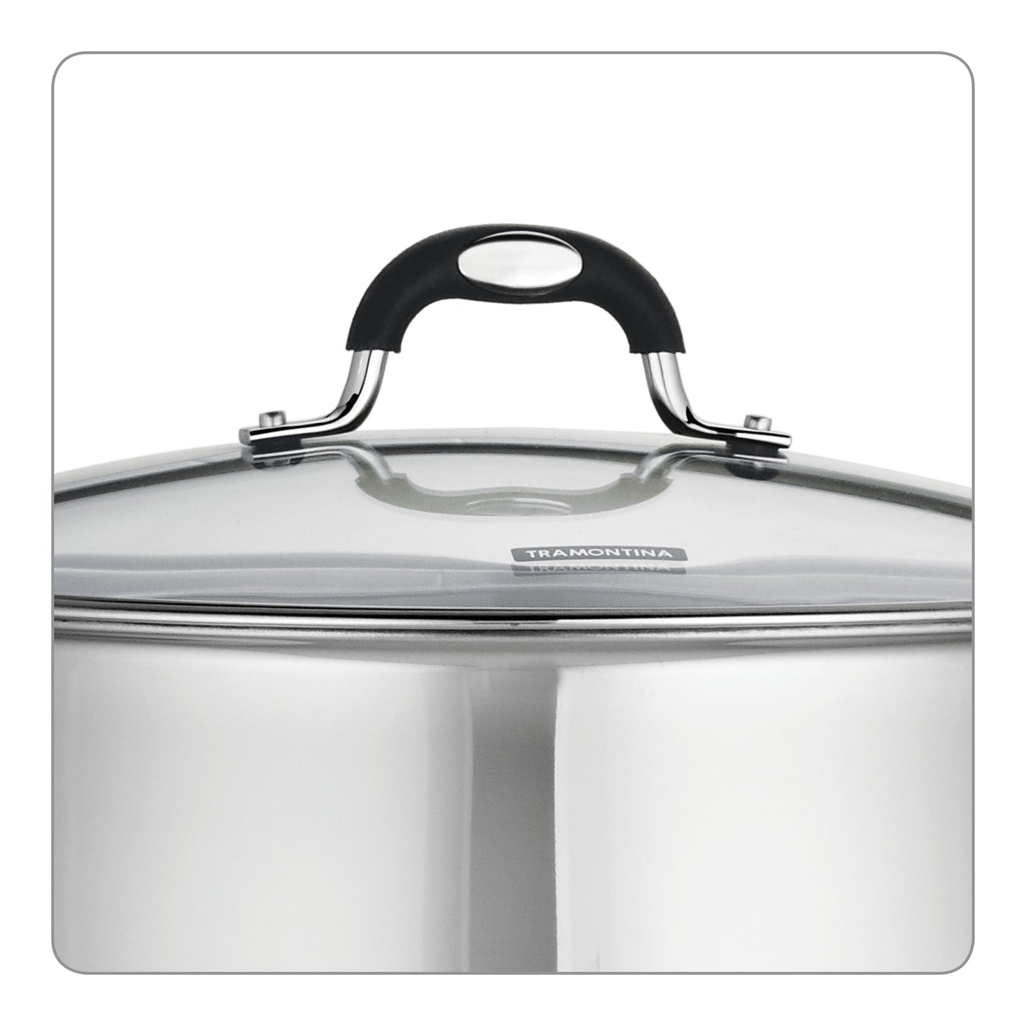 16 Quart Stainless Steel Covered Stock Pot