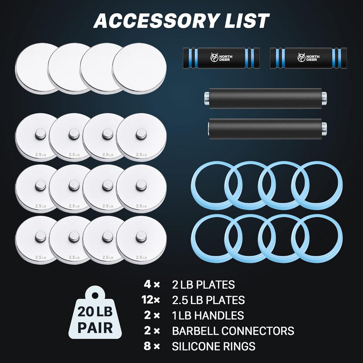 Adjustable Steel Dumbbells 