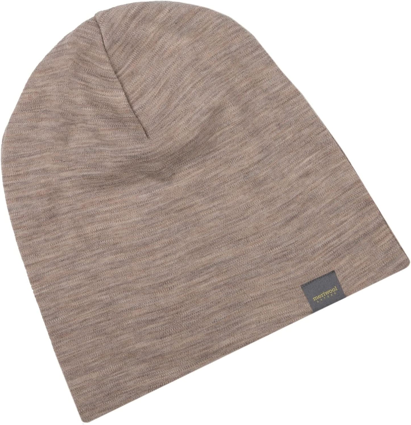 Unisex Merino Wool Cuff Beanie Winter Hat for Men and Women
