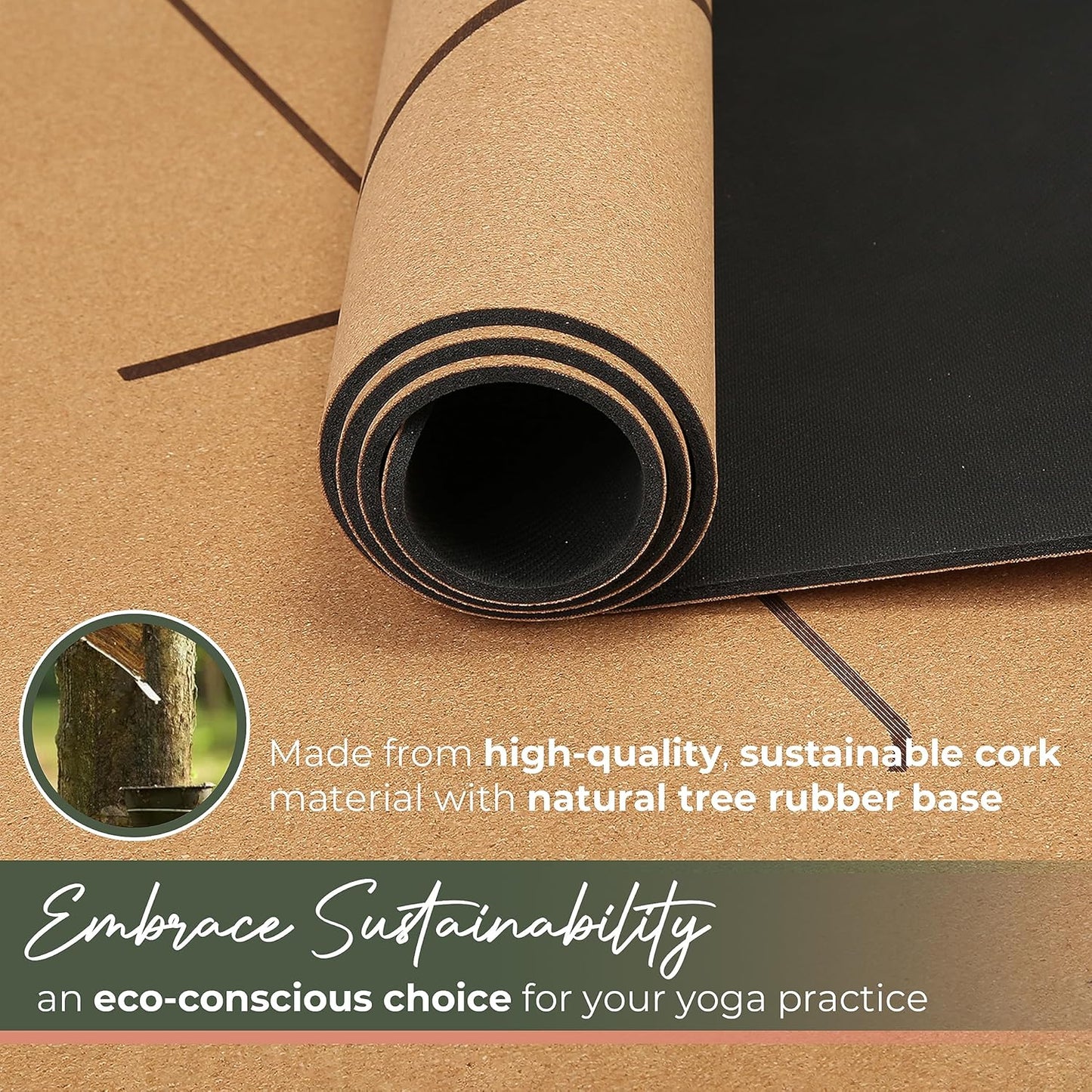 Premium Yoga Cork Mat