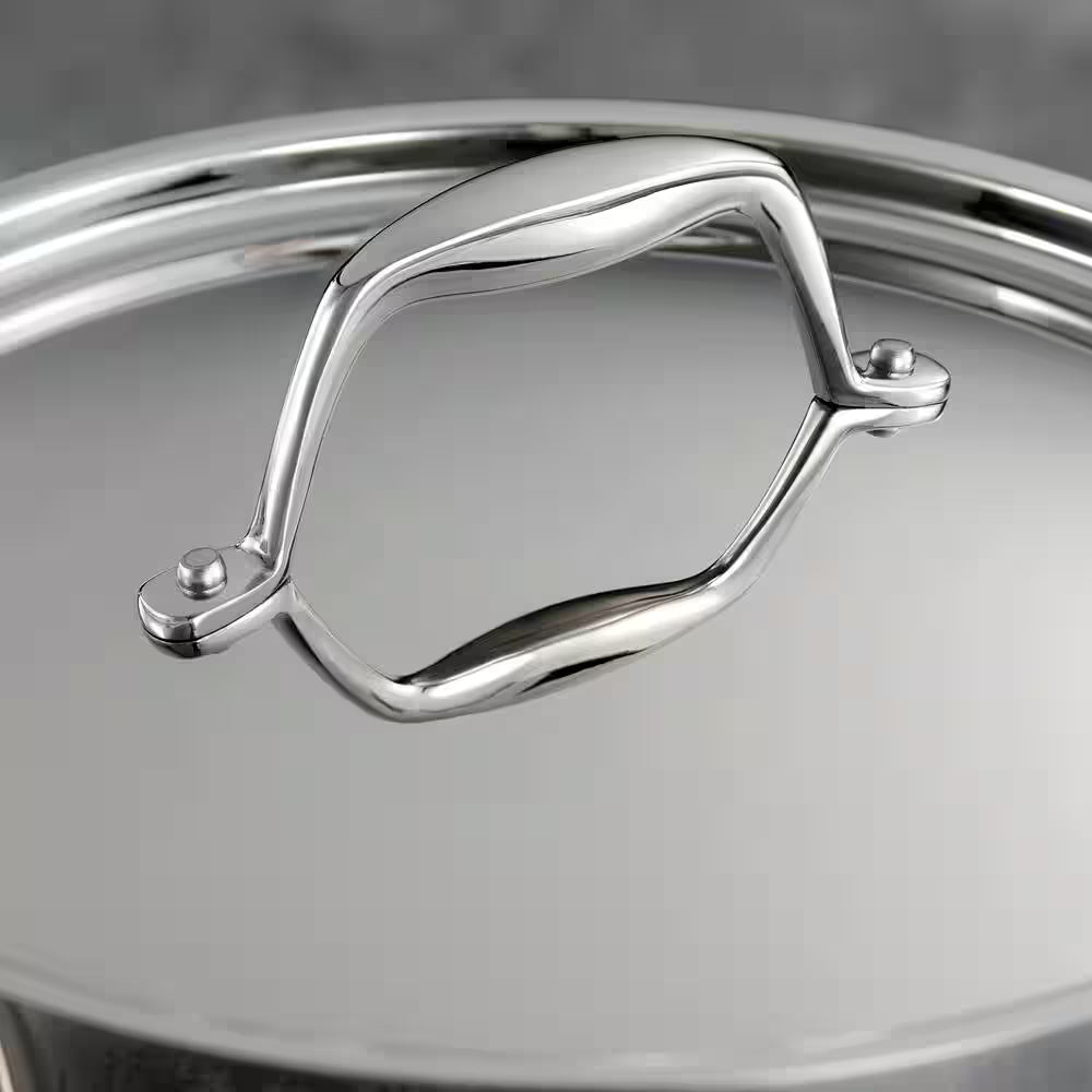 Gourmet Tri-Ply Clad 6 Qt. Covered Stainless Steel Braiser